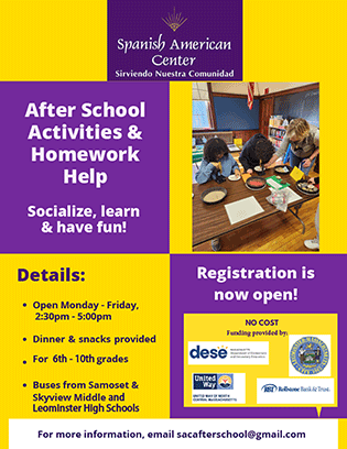 Image Thumbnail: After School Activities Flyer - English