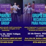 Crossroads Afterschool Parents Resource and support group zoom meeting