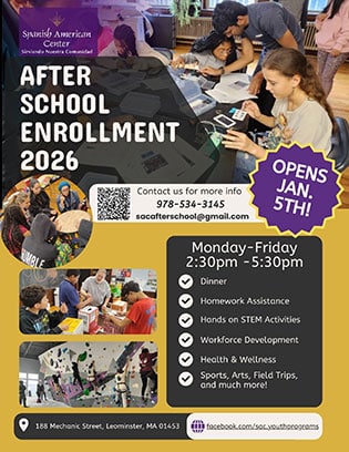 Thumbnail graphic of English afterschool flyer